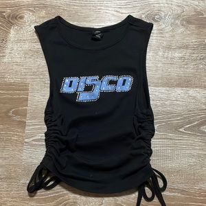 Urban outfitters Disco Rhinestone Top